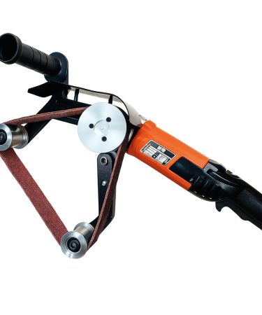 A lixadeira de tubo ideal para remoção de marcas de solda em inox